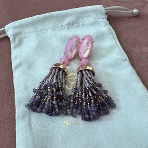 RARE Kendra Scott Earring Purple Amethyst